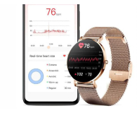 Manta SMARTWATCH MANTA Alexa Złoty/Różowy Pasek - 1465515 - zdjęcie 5